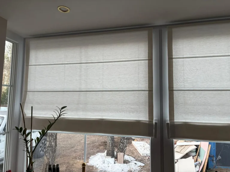 Biała roleta rzymska - Agmart